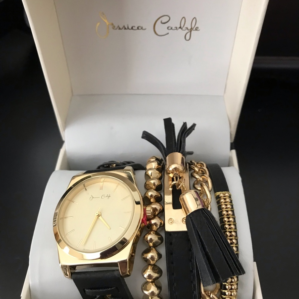 Jessica Carlyle watch&bracelet set NEVER WORN